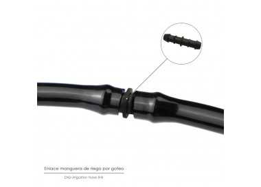 Enlace Simple Para Tuberias Goteo Ø 16 mm. (Bolsa 100 Piezas) Riego Por Goteo, Microaspersión, Riego Por Nebulizacion