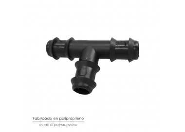 Te Simple Para Tuberias Goteo Ø 16 mm. (Bolsa 100 Piezas) Riego Por Goteo, Microaspersión, Riego Por Nebulizacion