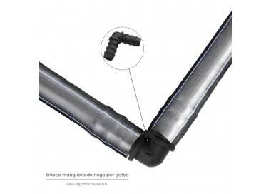 Codo Simple Para Tuberias Goteo Ø 16 mm. (Bolsa 100 Piezas) Riego Por Goteo, Microaspersión, Riego Por Nebulizacion