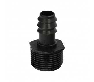 Union Rosca Macho 3/4" A Toma Para Tuberias Goteo Ø 16 mm. (Bolsa 100 uds) Riego Por Goteo, Microaspersión, Riego Nebulizacion