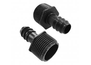 Union Rosca Macho 3/4" A Toma Para Tuberias Goteo Ø 16 mm. (Bolsa 100 uds) Riego Por Goteo, Microaspersión, Riego Nebulizacion