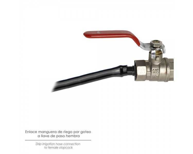 Union Rosca Macho 3/4" A Toma Para Tuberias Goteo Ø 16 mm. (Bolsa 100 uds) Riego Por Goteo, Microaspersión, Riego Nebulizacion