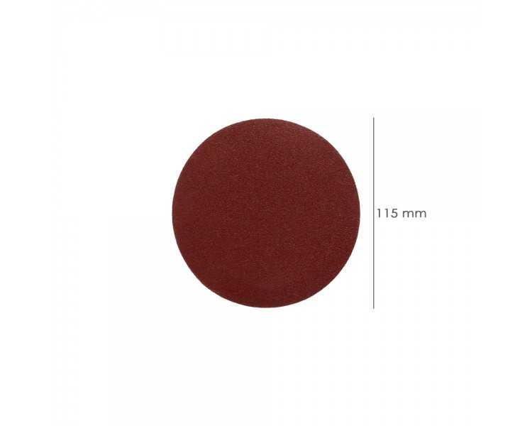 Lija Recambio Velcro Amoladora Ø 115 mm. Grano 120 (10 Piezas)