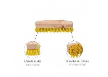 CEPILLO RAICES SIN MANGO  5x10