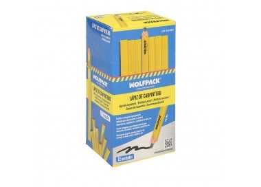 Lapiz Carpintero Standar Caja 72 Lapices. Marcador Carpinteria, Albañileria, Construcción.