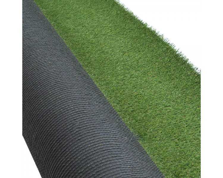 Cesped Artificial 12 mm. Rollo 1x10 metros. Césped Moqueta Para Interior y Exterior. Jardín, Terraza, Balcón. Uso Domestico