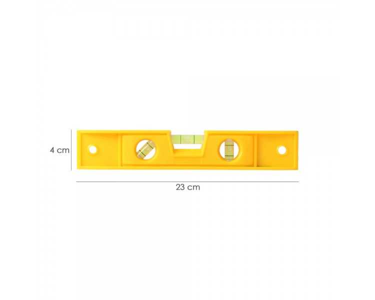Nivel Burbuja Plastico, Base Magnetica 230 mm.