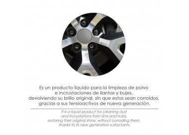 Limpiador Llantas Coche 750 Ml. Limpia Llantas Coche, Con Tensioactivos Que No Dañan Las Llantas