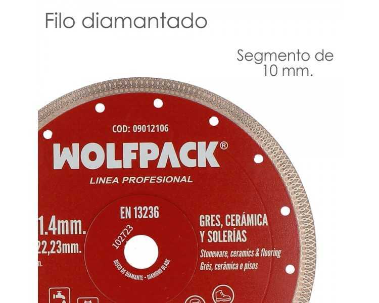 Disco Diamante Ø 230 mm. Porcelanicos, Gres, Ceramica, Solerias. Segmento Diamantado 10 mm.
