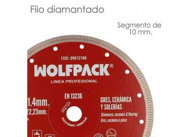Disco Diamante Ø 230 mm. Porcelanicos, Gres, Ceramica, Solerias. Segmento Diamantado 10 mm.