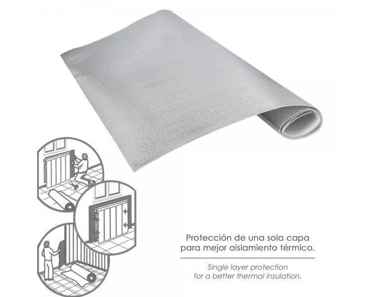 Panel Aluminio Reflectante Calor Para Radiadores 100x70 cm.