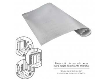 Panel Aluminio Reflectante Calor Para Radiadores 100x70 cm.