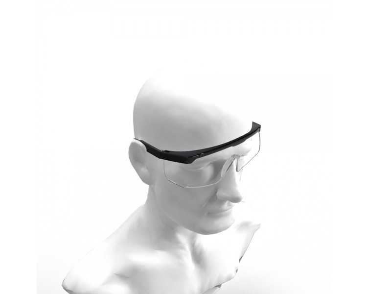 Gafas Proteccion Con Patillas Ajustables Certificación EN166. Lente Color Transparente. Gafas Protección Gafas Trabajo