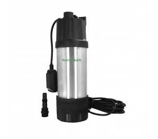 Bomba Aguas Limpias Sumergible Multietapa 1000 W. 5.200 lts/hora, Profundidad 7 Mts, Elevación 35 mts. Presion Max: 3,5 Bares