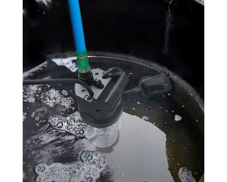 Bomba Aguas Limpias Sumergible Multietapa 1000 W. 5.200 lts/hora, Profundidad 7 Mts, Elevación 35 mts. Presion Max: 3,5 Bares