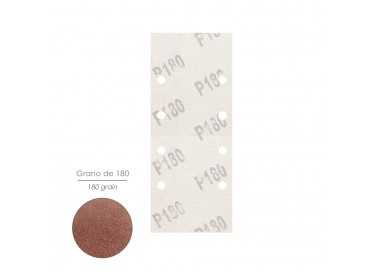Lija Recambio Con Velcro 93x228 mm. con Agujeros Grano  180 (10 Piezas)