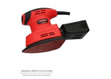 Lija Recambio Velcro Delta 140x100 mm. Con Agujero Grano 240. (10 Piezas)