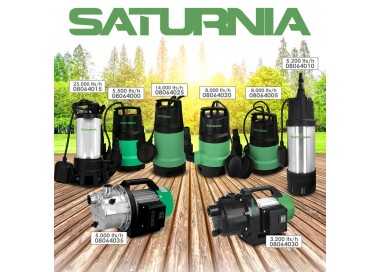 Bomba Aguas Sucias Sumergible Inoxidable 1.300 W. 25.000 lts/hora, Profundidad 7 Mts, Elevación 11 mts. Particulas max. Ø 38 mm.