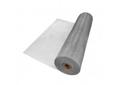 Tela Mosquitera Aluminio 18x14 Ancho 60 cm. Rollo 30 Metros. Malla Mosquitera Aluminio Anti Mosquitos, Antimoscas,