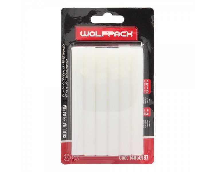 Barras De Pegamento Caliente Ø 11,2 mm. Blister 12 Unidades. Barras Silicona, Pegamento Pistola Termofusible, Silicona Pistola