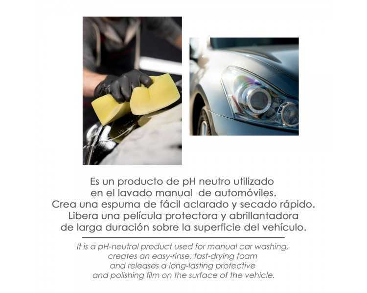 Limpiador Carroceria Coche Con Cera 1 Litro Lava Encera Coche, Abrillantador Carroceria, Limpiador Coche, Champu Coche Brillo