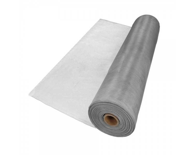 Tela Mosquitera Aluminio 18x14 Ancho 80 cm. Rollo 30 Metros. Malla Mosquitera Aluminio Anti Mosquitos, Antimoscas,