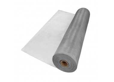 Tela Mosquitera Aluminio 18x14 Ancho 80 cm. Rollo 30 Metros. Malla Mosquitera Aluminio Anti Mosquitos, Antimoscas,