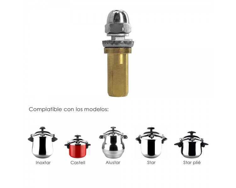 Cono y Husillo Para Olla Rápida Magefesa Star Inoxtar / Castell / Alustar / Star / Star Plié. Recambio original.