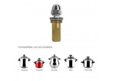 Cono y Husillo Para Olla Rápida Magefesa Star Inoxtar / Castell / Alustar / Star / Star Plié. Recambio original.