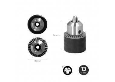 Adaptador Martillo SDS Plus A Portabrocas Ø 13 mm.mm. porta Brocas Con Llave, Adaptador Sds, Sds A Brocas