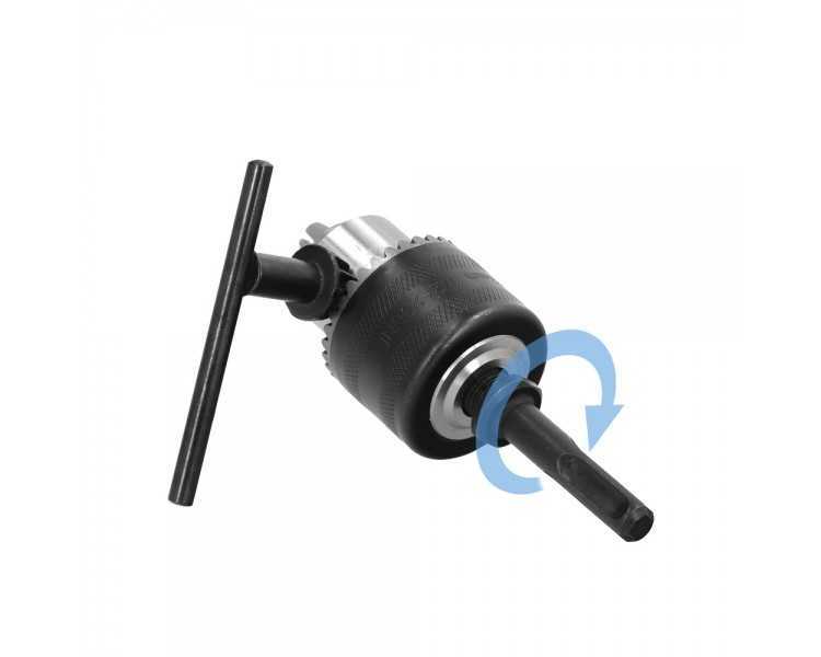 Adaptador Martillo SDS Plus A Portabrocas Ø 13 mm.mm. porta Brocas Con Llave, Adaptador Sds, Sds A Brocas