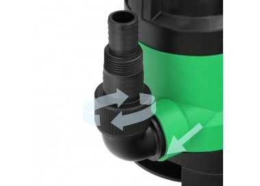 Bomba Aguas Sucias Sumergible 450 W. 8.000 lts/hora, Profundidad 5  Mts, Elevación 5,5 mts. Particulas max. Ø 30 mm.