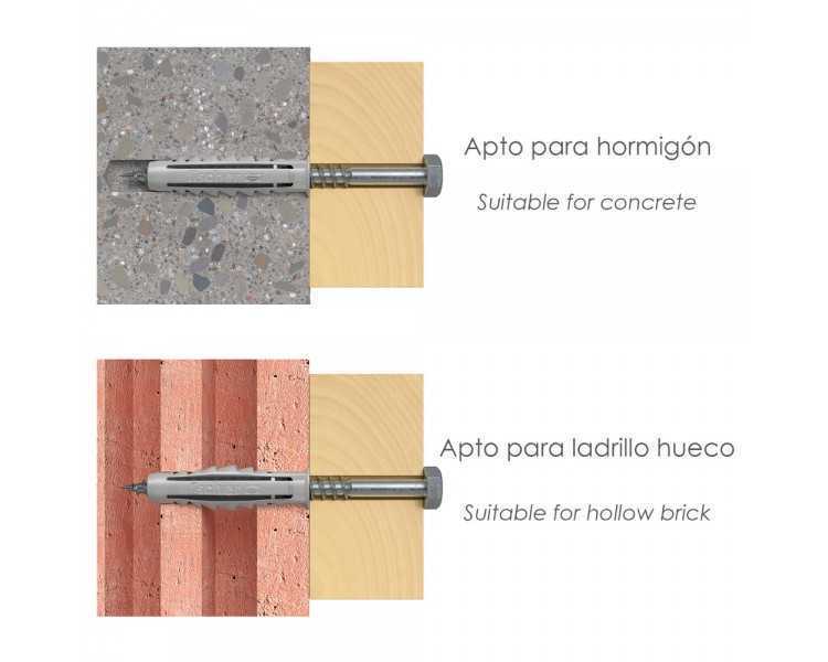 Taco Fischer Sx Plus Ø 14 x 70 mm. (Caja De 20 Piezas)