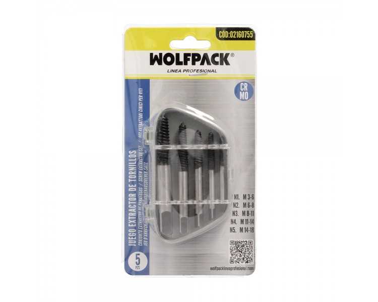 Juego Extractores Conicos Para Tornillos (5 Piezas). Medidas 3 A 18 mm. Extractor Tornillos, Saca Tornillos.