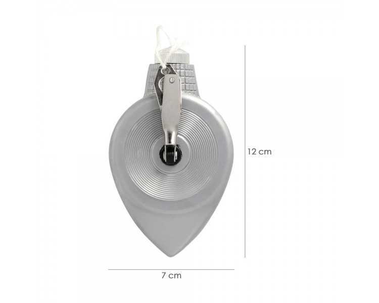 Tiralineas Aluminio Con Cuerda 30 Metros, Tiza Obra, Linea Obra Tiza, Cordel De Trazado.