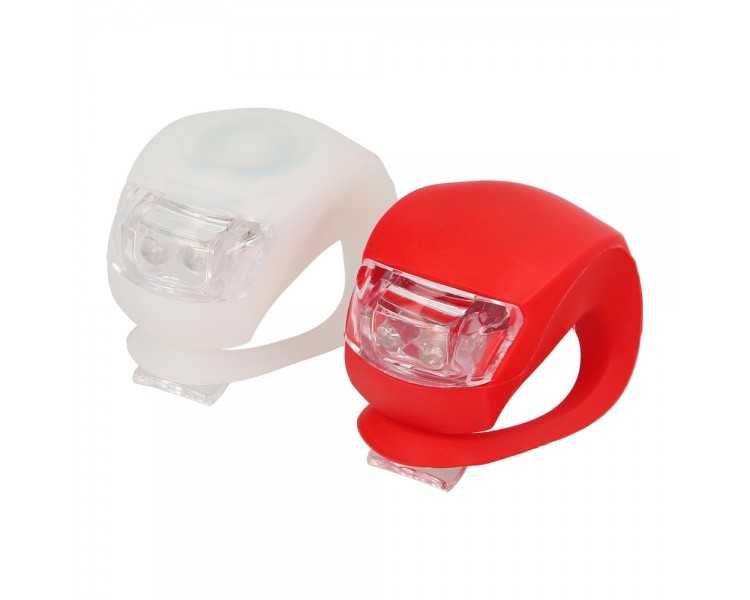 Kit Luces Led Bicicleta 2 Luces Basic. LED para bici, Luz para patin, Luz de posición, Luces bicicleta, LEDs bicicleta