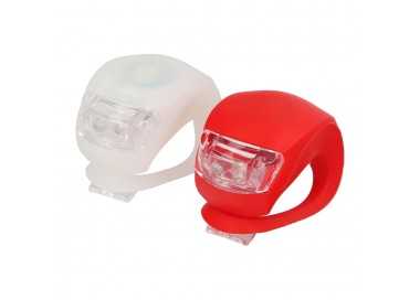 Kit Luces Led Bicicleta 2 Luces Basic. LED para bici, Luz para patin, Luz de posición, Luces bicicleta, LEDs bicicleta