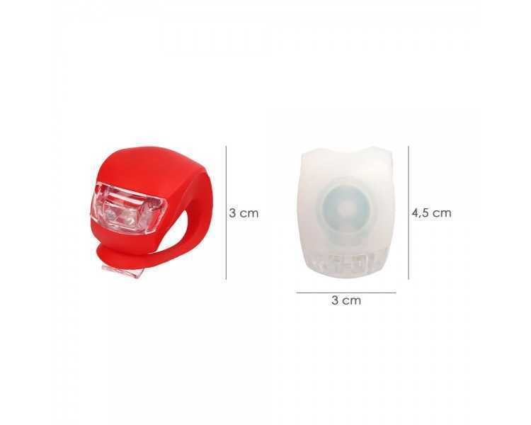 Kit Luces Led Bicicleta 2 Luces Basic. LED para bici, Luz para patin, Luz de posición, Luces bicicleta, LEDs bicicleta