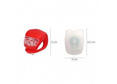 Kit Luces Led Bicicleta 2 Luces Basic. LED para bici, Luz para patin, Luz de posición, Luces bicicleta, LEDs bicicleta