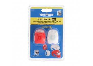 Kit Luces Led Bicicleta 2 Luces Basic. LED para bici, Luz para patin, Luz de posición, Luces bicicleta, LEDs bicicleta