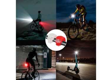 Kit Luces Led Bicicleta 2 Luces Basic. LED para bici, Luz para patin, Luz de posición, Luces bicicleta, LEDs bicicleta