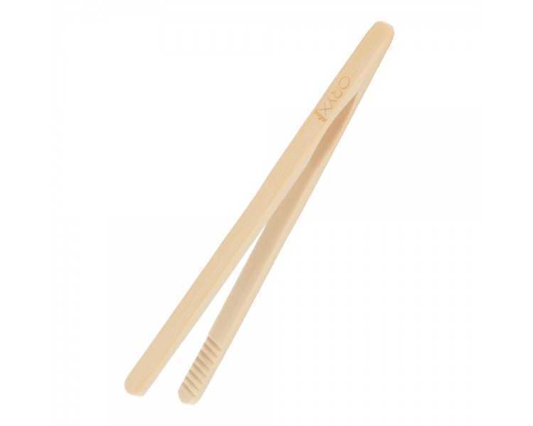 Pinzas De Cocina de Bambu Natural 20 cm.