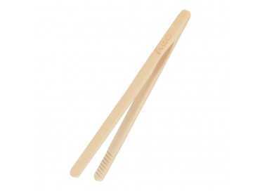 Pinzas De Cocina de Bambu Natural 20 cm.