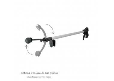 Pinza Coger Objetos 88 cm De Aluminio Con Ventosas y Seguro De Bloqueo