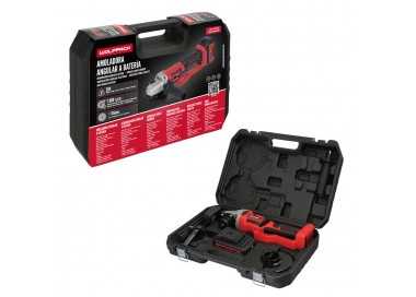 Amoladora A Bateria 20 Volt. Con Bateria 4.0 Ah. Ø 115 mm. 7.000 R.P.M. Mango 3 Posiciones Eje M14 Protector Disco Ajustable