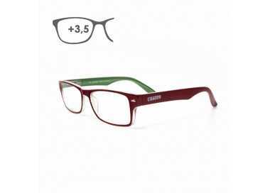 Gafas Lectura Kansas Rojo / Verde. Aumento +3,5 Gafas De Vista, Gafas De Aumento, Gafas Visión Borrosa