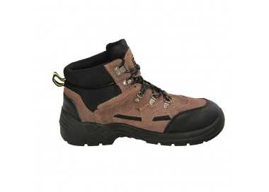 Botas Seguridad "Tiborx" S1P+SR+FO  Talla 43 Puntera Reforzada, Suela Antiperforación Antideslizante. Botas Trabajo Seguridad (P