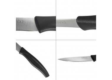 Cuchillo Nuuk Mondador Hoja Acero Inoxidable 9 cm. Negro (1 Unidad)