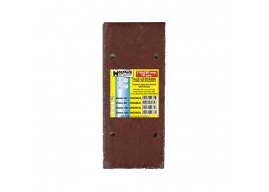 Lija Recambio Con Velcro 115x280 mm. con Agujeros Grano  40 (10 Piezas)