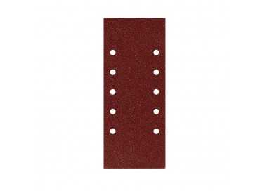 Lija Recambio Con Velcro 115x280 mm. con Agujeros Grano  180 (10 Piezas)